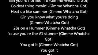 Chris Brown FT lil wayne - Gimme watcha got (Lyrics on screen) karaoke Exclusive