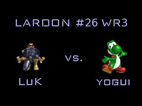 LARDON #26 - LuK (C. Falcon) vs. yogui (Yoshi) - WR3 - Smash Melee