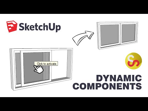 How to Create Dynamic Components in Sketchup Tutorial – 3 Examples