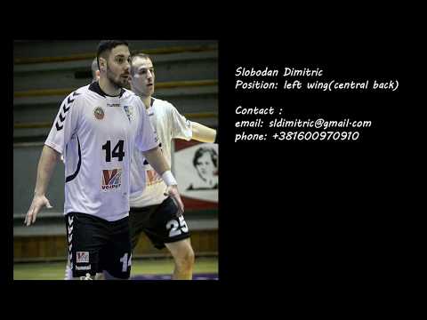 Slobodan Dimitric 2018 - Handball player