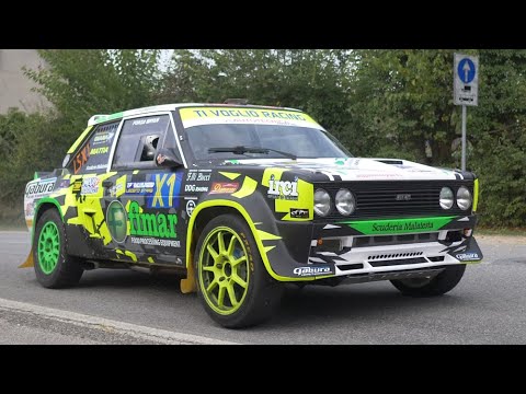 OnBoard Fiat 131 Racing at Rally Legend! - Paolo Diana FLATOUT at SS "I Laghi"!