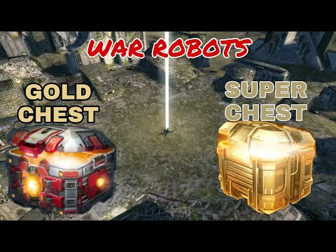 War Robots - Gold Chest / Super Chest + Pursuer VS Leeches!