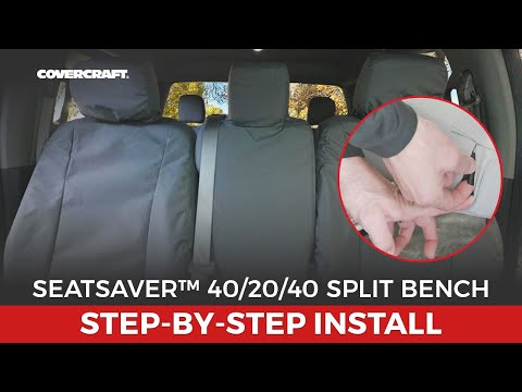 How to Install SeatSaver Seat Covers (40/20/40) | Custom Car & Truck Seat Cover Installation