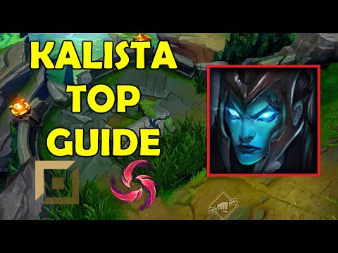 THE NEW TOP LANE BULLY | KALISTA TOP LANE GUIDE, BUILD & RUNES - League of Legends S10 Chinese Strat
