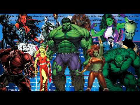 The ULTIMATE Hulk Iceberg Explained