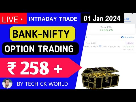 Live Bank Nifty Option Trading | New Year 2024