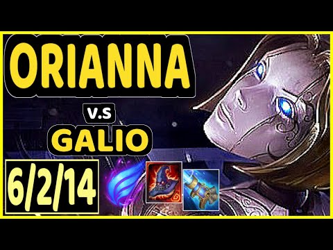 EVROT (ORIANNA) vs GALIO - 6/2/14 KDA MID CHALLENGER GAMEPLAY - BR