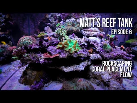 Matt’ Reef Tank | Episode 6 | Rock-scaping, Coral Placement, Flow