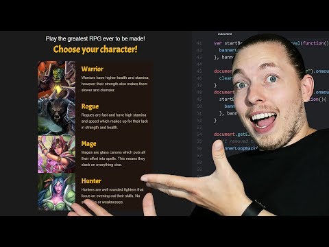 23 How To Create A Game Using JavaScript | Part 1 | Setup HTML JavaScript | JavaScript Tutorial