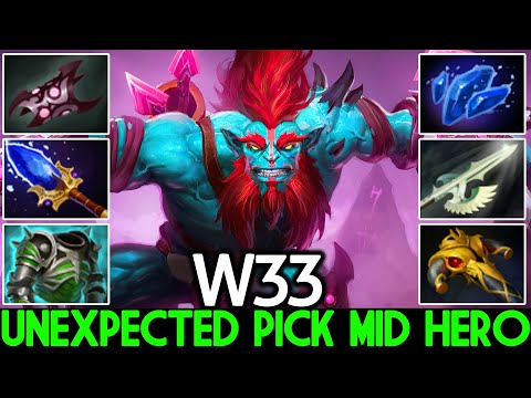 W33 [Huskar] Unexpected Pick Mid Hero Easy Free MMR Dota 2