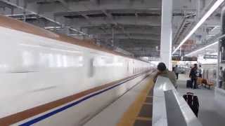 preview picture of video '【超高速】北陸新幹線かがやき 上越妙高駅通過 Hokuriku Shinkansen KAGAYAKI'