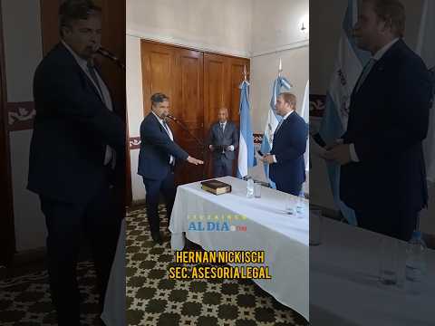 Toma de juramento a Secretarios #ituzaingocorrientes