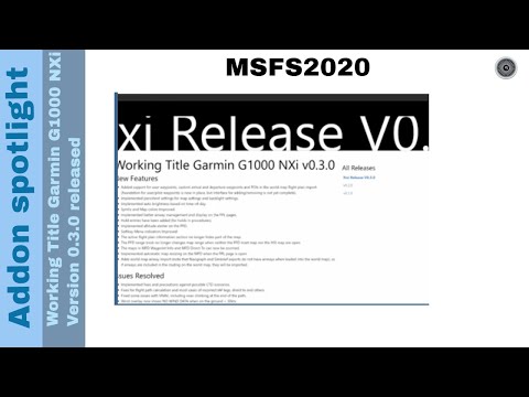 Flight Simulator 2020 - Addon spotlight - Working Title Garmin G1000 Nxi -   version 0.3.0 released