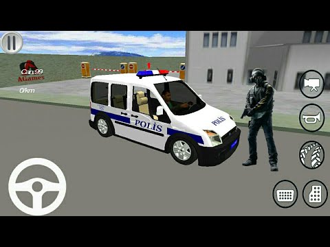 |car gamesford transit connect police van driving simulator  -  android gameplay#3