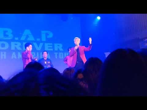 BAP - Youngjae kisses Zelo (Forever Tour Toronto)