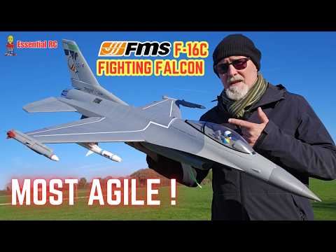 THE MOST AGILE #RC JET ! FMS F-16C Fighting Falcon 70mm EDF RC Jet