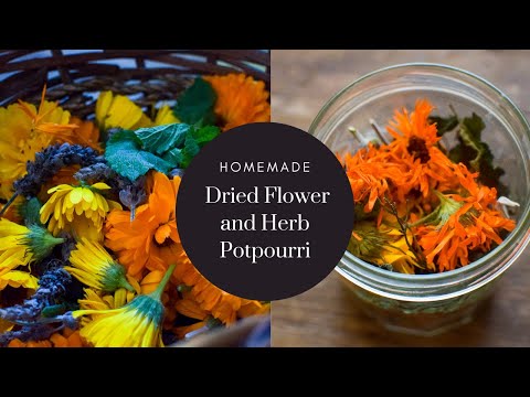 How to Make Dried Flower and Herb Potpourri