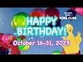 October 16 31 2025 Birthday Buddies PBS Kids