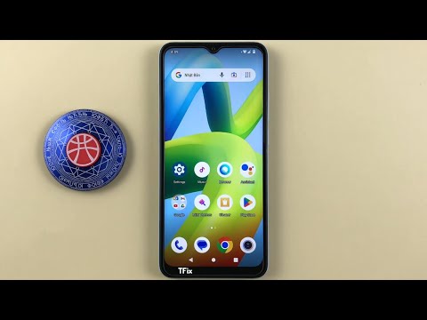 Text with black border, high-contrast text on Xiaomi Redmi A1 Android 12