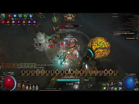 PoE 3 13 Freezing Pulse Totem T16 Blighted solo