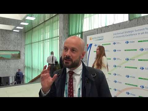 Dr Mauro Cannone explaining the reasons why he participated in QS WORLDWIDE