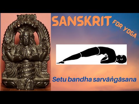 Setu bandha sarvāṅgāsana – bridge formation pose