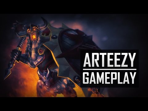Arteezy (Dragon Knight) - Gameplay Dota 2