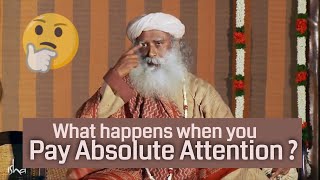 Paying Attention #isha #sadhguru #yoga