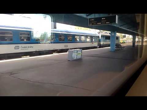 Odjezd vlaku R 613 Svatava z Chebu