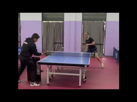 Butterfly Training Tips with Jinxin Wang - Forehand Loop Full Table Footwork