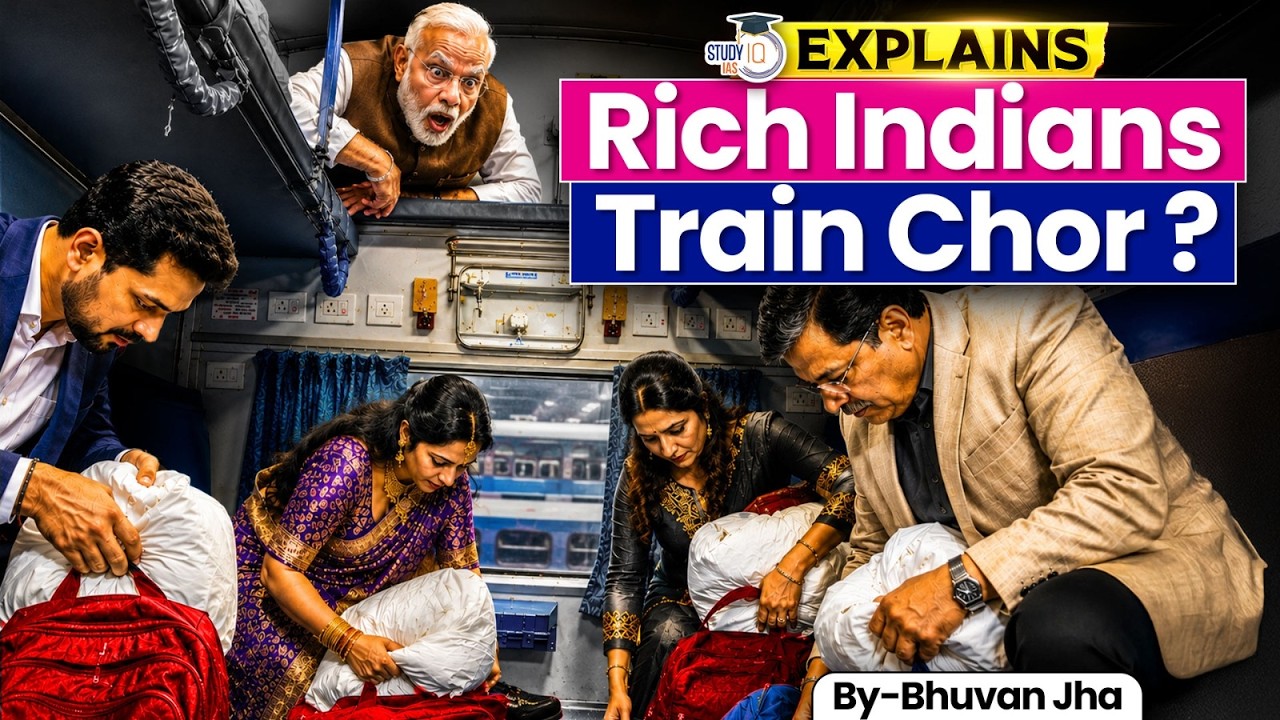 Why Do Rich Indians Steal Train Blankets? | Case Study GS 4 | StudyIQ IAS
