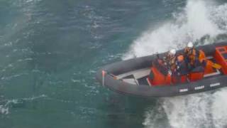 preview picture of video 'Crosshaven Coast Guard Helo / Boat Exercise'
