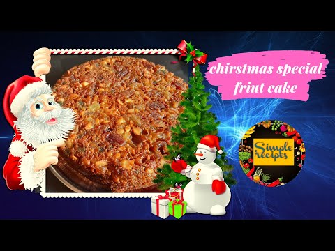 Christmas special dry fruits cake in Telugu | without oven |without egg | Bs Lakshmi