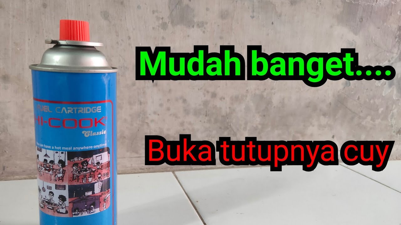 Putar video Cara Membuka Tutup Gas Portable Cara Membuka Tutup Gas Portable