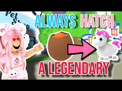 The REAL *SECRET* To ALWAYS Hatching a *LEGENDARY* From a Cracked Egg!🤫 (Adopt Me)
