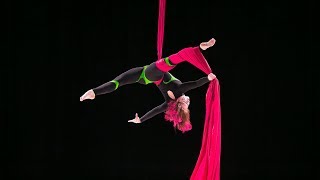 Poison Ivy on Aerial Silks