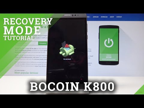 How to Boot into Recovery Mode in BOCOIN K800 - Recovery Mode Tutorail