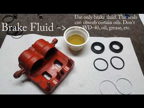 Caliper Dust Boot and Piston Installation