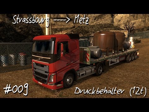 2018.08.01 - 22.58 Volvo FH Sleeper 460 PS, Strassbourg nach Metz, Druckbehälter, 12t