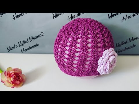 Cum croșetez cel mai simplu model de căciulă!(tutorial pas cu pas)#mirellaknittedmoments