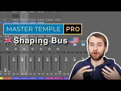 Master Temple PRO - 2. SHAPING BUS Tutorial 🇬🇧 (English)