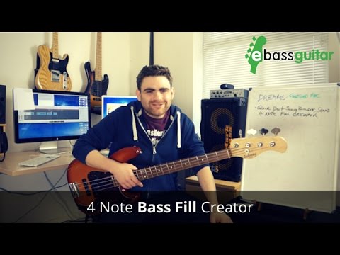 Learn The 4 Note Fill Creator Using Dreams by Fleetwood Mac [Bass Guitar Lesson]