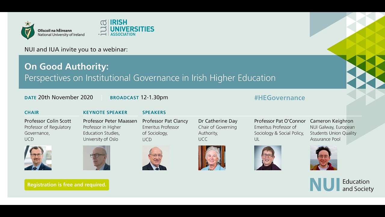 On Good Authority: Perspectives on Institutional Governance in Irish Higher Education (NUI/IUA)
