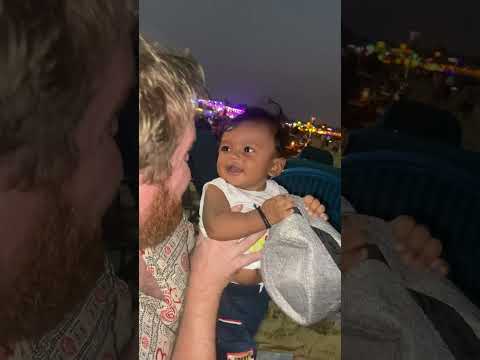 Indian Baby Reacts To Seeing Foreigner For The First Time #shorts 🇮🇳