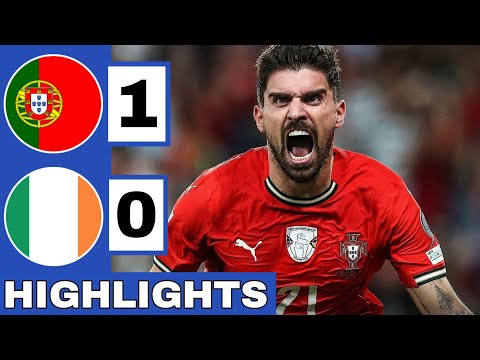 🔴Portugal vs Ireland (1-0) Extended HIGHLIGHTS | World Cup Qualifier