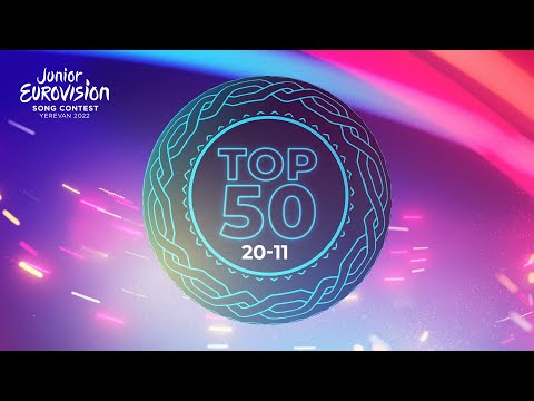 Junior Eurovision Top 50 Most Watched 2022 - 20 to 11