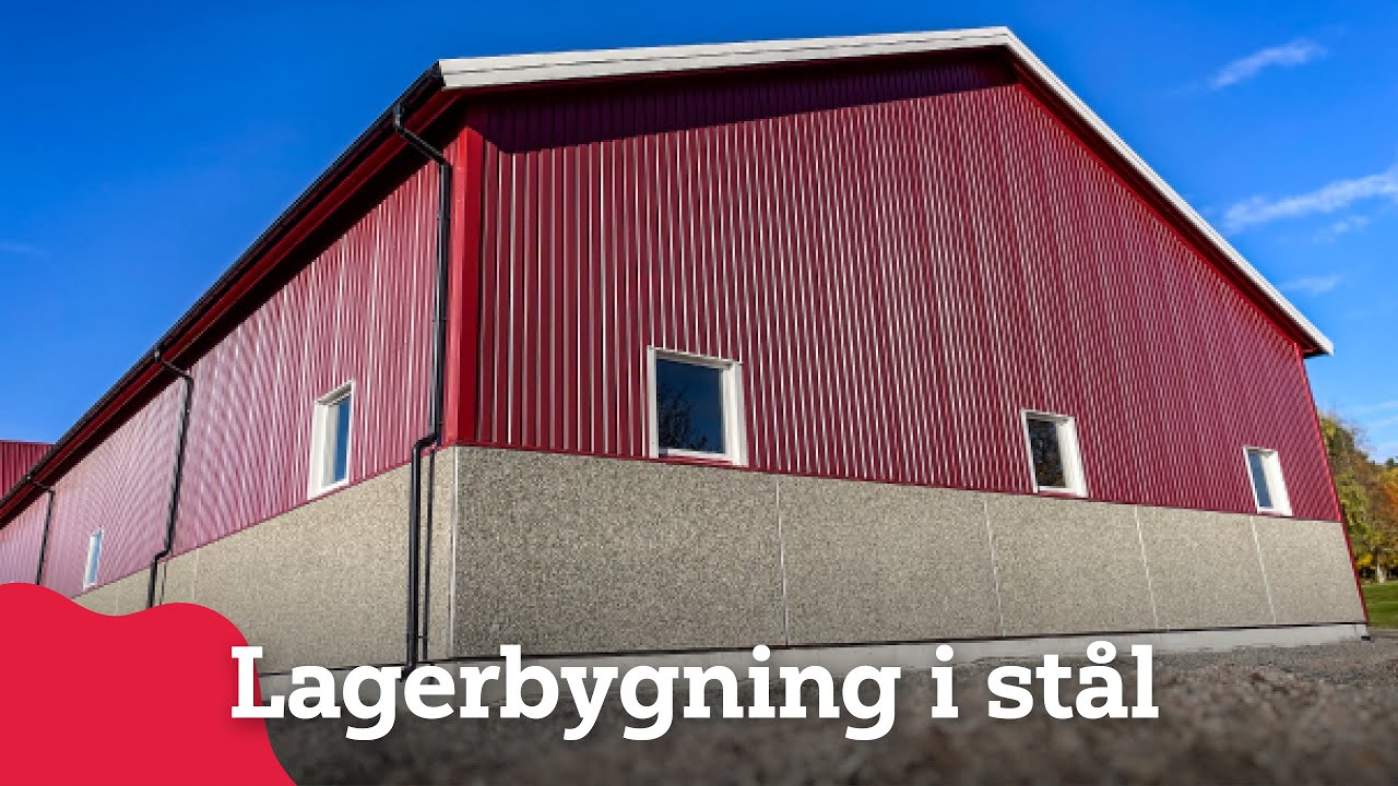 Stålhall tilkoblet gammel låve