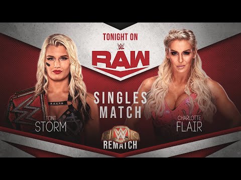 WWE 2K20 Universe Mode  - RAW - Toni v Charlotte - Universal Champion Rematch - Io Shirai attacks