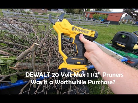 DEWALT 1 1/2' Pruner Review...Do They Work?