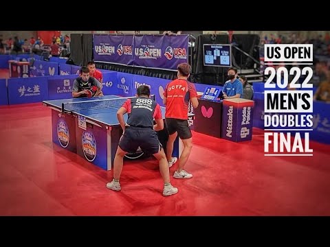 Tian Ye / Kou Lei vs Zhang Xiangjing / Tao Wenzhang // 2022 US Open TT Men's Doubles Final 12-17-22